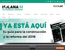 Tablet Screenshot of isolana.es